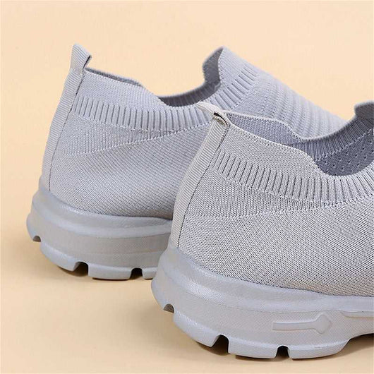 Knit Sock Shoes Women Comfortable Breathable Flats Shoes 