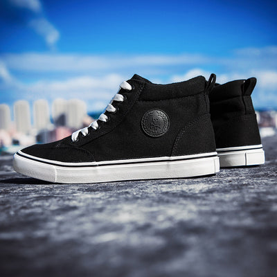 High-top Cloth Shoes Lazy Shoes Lace Up Casual