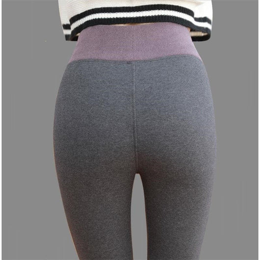 Women Cotton Legging Cat Casual Spring Kitten Patchwork High Waist