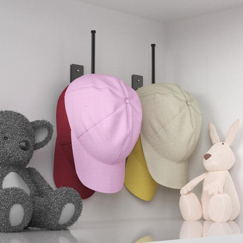 2 Pack Hat Racks For Baseball Caps, Stainless Steel Hat Organizer For Baseball Cap