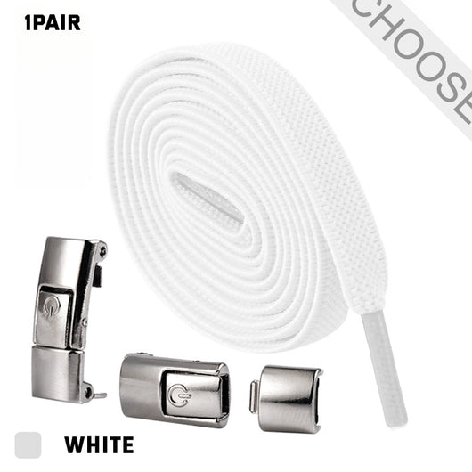 Press Lock Shoelaces Without Ties Elastic Laces Sneaker