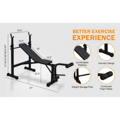 Olympic Weight Bench Full Body Workout For Your Home Gym