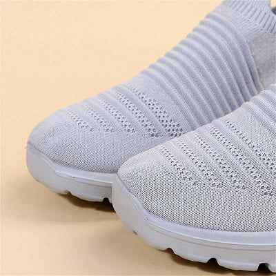 Knit Sock Shoes Women Comfortable Breathable Flats Shoes 