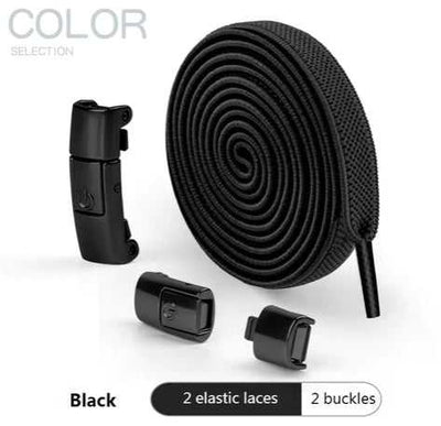 Press Lock Shoelaces Without Ties Elastic Laces Sneaker
