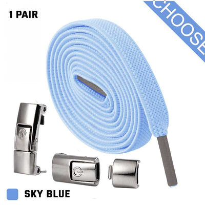 Press Lock Shoelaces Without Ties Elastic Laces Sneaker