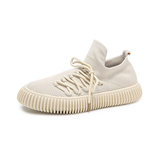 Net Face Casual Shoes Lace-up Sneakers Student Shoe Tide