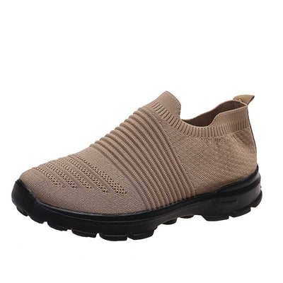 Knit Sock Shoes Women Comfortable Breathable Flats Shoes 