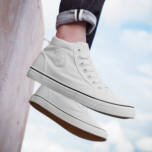 High-top Cloth Shoes Lazy Shoes Lace Up Casual