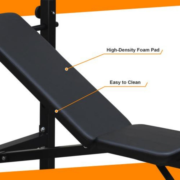 Olympic Weight Bench Full Body Workout For Your Home Gym With Squat Rack And Bench Press