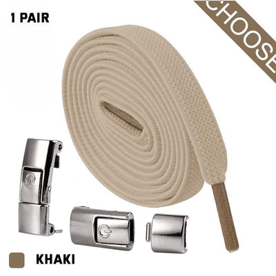 Press Lock Shoelaces Without Ties Elastic Laces Sneaker