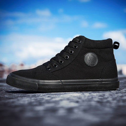 High-top Cloth Shoes Lazy Shoes Lace Up Casual