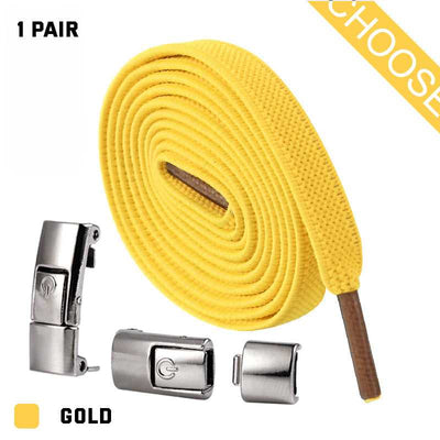 Press Lock Shoelaces Without Ties Elastic Laces Sneaker