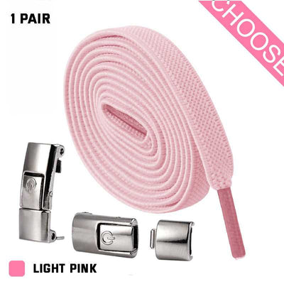 Press Lock Shoelaces Without Ties Elastic Laces Sneaker