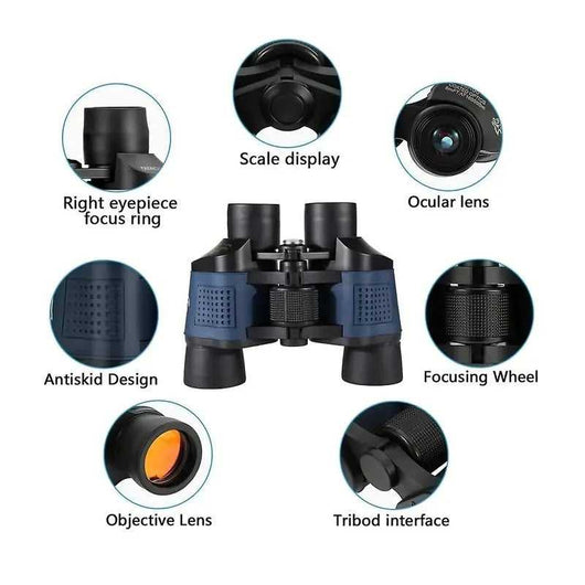 Binoculars For Adults High Power,60x60 With Low Light Night