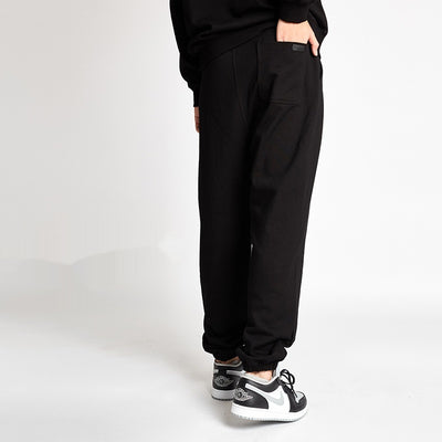 Sports Trousers Drawstring Ankle-tied Wide Leg Sweatpants Men