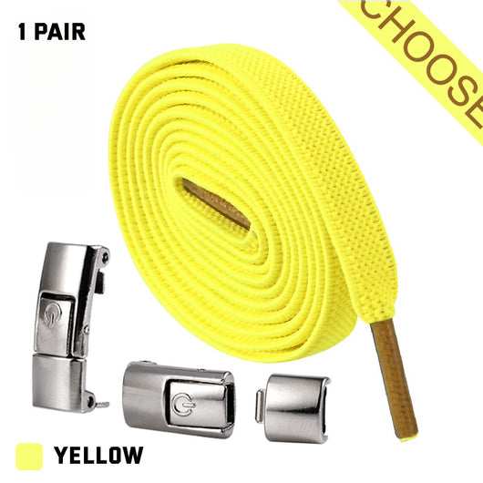 Press Lock Shoelaces Without Ties Elastic Laces Sneaker