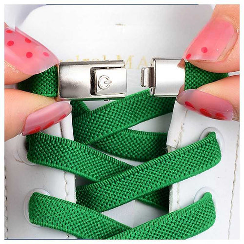 Press Lock Shoelaces Without Ties Elastic Laces Sneaker