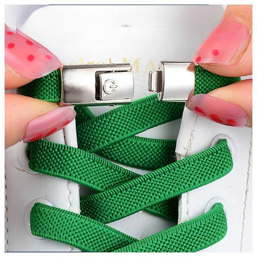 Press Lock Shoelaces Without Ties Elastic Laces Sneaker