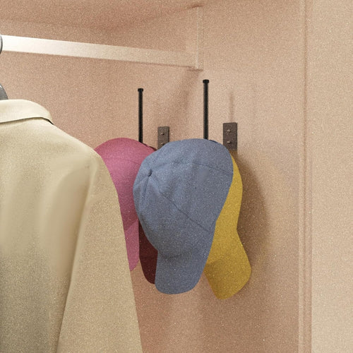 2 Pack Hat Racks For Baseball Caps, Stainless Steel Hat Organizer For Baseball Cap